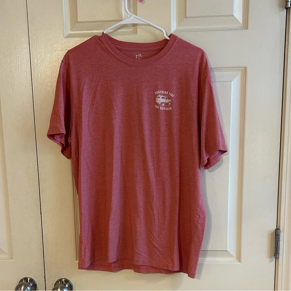 Southern Tide Red Short Sleeve Tee